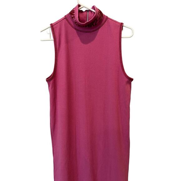 Nike Sportswear Sleeveless Mock Neck Dress Size Medium - Picture 3 of 8
